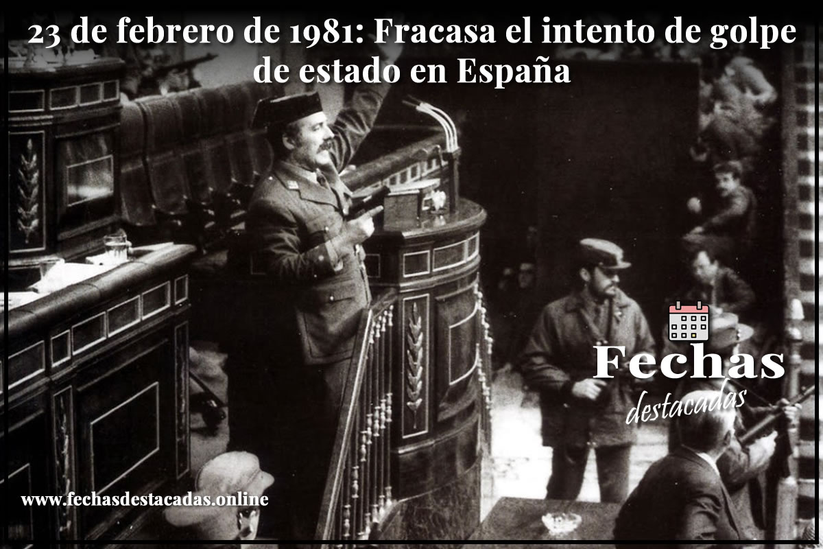 23 de febrero de 1981: fracasa el intento de golpe de estado en España